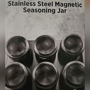 Spice Jars with Base and Rack